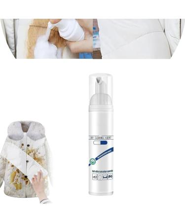 Dry Foam Cleaner Dry Foam Cleaner for Clothes Wwash-Free Clothing Foam CleanerInstant Oil Stain Remover Spray for Clothes Stubborn Stains Cleaner-Remove All Kinds of Stain (100ml 1pc) 100ml 1pc