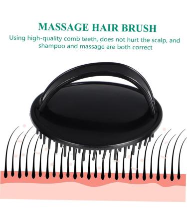 CLISPEED 12pcs Massage Shampoo Brush - Silicone Hair Scrubber for Shower & Bath - Durable Plastic Ideal for Scalp Care International Shipping Available - Buy Online on GoSupps.com