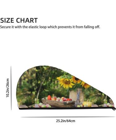 Hair Towel Wrap - Fast Drying Hair Turban with Button | Vintage Wooden Bucket Design - Shop Internationally - Buy Online on GoSupps.com