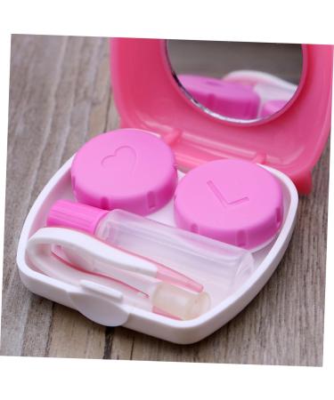 SOLUSTRE 2pcs Cute Lens Case Stylish Lens Storage Box for Safe Travel & Protection | International Shipping Available - Buy Online on GoSupps.com
