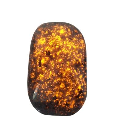 for Natural Yooperlite Stone Palm Heals Spiritual Witchcraft Crystal Powerful Witchcraft Crystal and Stone Stone Mineral Specimen (Size : 60-90g)