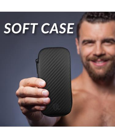 Marqus 7-Piece Manicure Set for Men & Women - Solingen German Quality with Patented Glass Files - Stylish Carbonlook Synthetic Leather Case - Buy Online on GoSupps.com