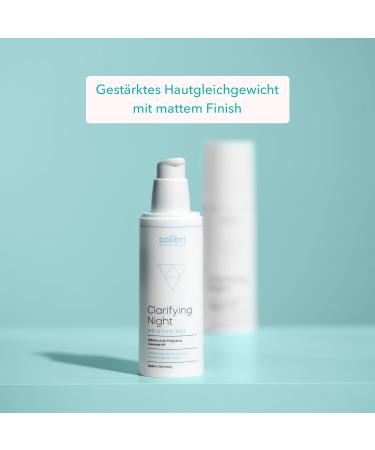 colibri skincare Clarifying Night Moisturizer 80ml - Night face cream for impure skin against imperfections and face moisturizer for oily skin - Buy Online on GoSupps.com