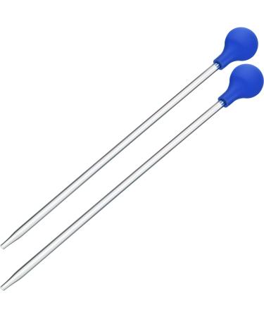 Boao 2 Pieces Coral Feeder SPS HPS Feeder 13.77 Inch Long Acrylic Marine Fish Feeding Tool Accurate Coral Spot Feeder Tube for Reef/Anemones/Coral/Brine Shrimp Most Aquarium Organisms Clear,Blue - Buy Online on GoSupps.com