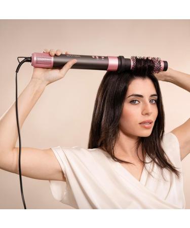 Cecotec Multifunction Hair Dryer & Styler | Air Brush Ceramiccare Airglam Black | 1400W Coanda-Tech 8 Heads Intelligent Heat Control - Buy Online on GoSupps.com