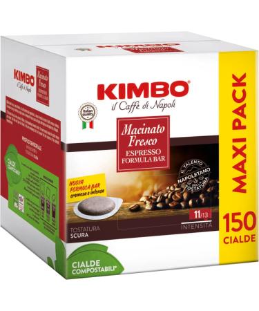 Italian Gourmet E.R. Kimbo Macinato Fresco Espresso ese Lot de 150 dosettes de caf 44 mm + Italian Gourmet Pulpa 400 g