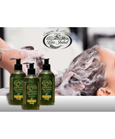  BIO JALAL Original Aleppo liquid soap 75% olive oil and 25% laurel oil 250ml ideal for hands body and hair natural product from Turkey - Buy Online on GoSupps.com