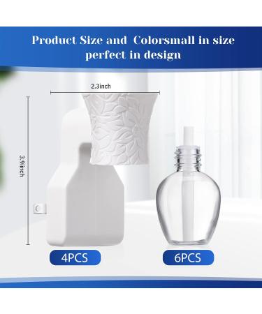 Buy Sratte 4-Piece Plug-In Diffuser & 6 Empty Bottles - Ultimate Fragrance Oil Solution for Home & Bathroom Freshness - Buy Online on GoSupps.com
