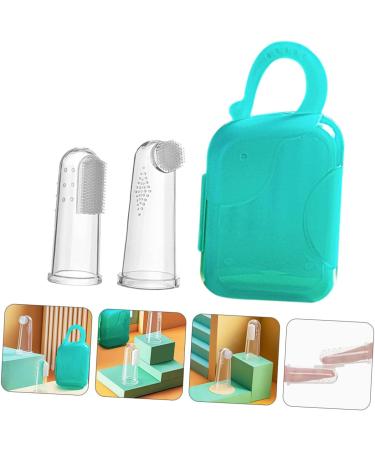 Minkissy Finger Toothbrush Set - 2 Sets for Babies & Toddlers | Safe Mouth Cleaning Tool for Kids & Pets - Buy Online on GoSupps.com