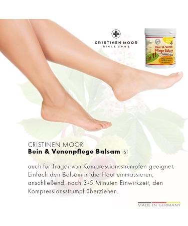 Cristinenmoor 6-in-1 Leg & Venous Care Balm (1000ml) - Relieve Varicose Veins Restless & Heavy Legs Vein Disorders | Shop Now! - Buy Online on GoSupps.com