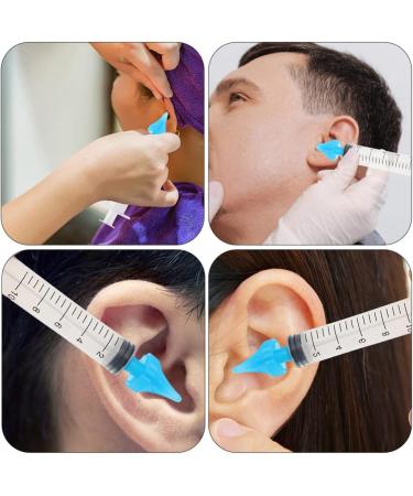 Ciieeo Ear Wax Removal Syringe - 4pcs 10ml Plastic Cleaner Tool for Ear Wax Flushing and Cleaning - Buy Online on GoSupps.com
