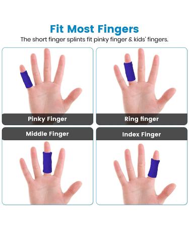 Ednyzakrn 20-Piece Finger Protection Set | Stretchy Bandages for Arthritis Injury & Basketball | Blue Finger Covers for Swelling and Trigger Finger - Buy Online on GoSupps.com