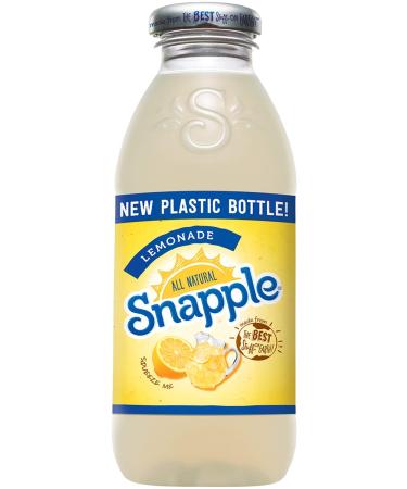 Snapple Lemonade 16 Fl Oz (Pack of 8) - All Natural Refreshing Drink - 128 Fl Oz Total - Buy Online on GoSupps.com