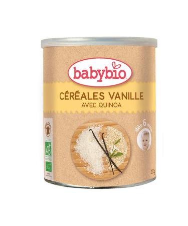 Babybio 5 c r ales vanille 6 mois et + 220g