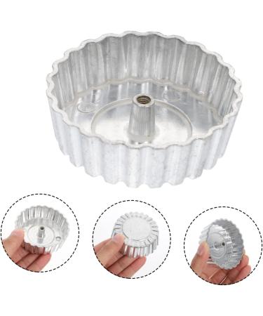 Mikinona Oil Pier Mold Food Snacks Griddle Tools Mini Wreath Waffle Maker Kitchen Accessories Dessert Buney 6.8X6.8X2CM Silver - Buy Online on GoSupps.com