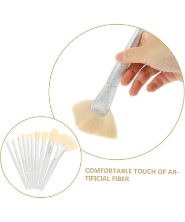 Angoily Womens 1 Set Makeup Brush Make up Portable Blusher Eye Shadow Brush Blending Brush Makeup Eyeshadow Cosmetic Eye Brush Plastic Soft Miss White Tool Make Up Brush - Buy Online on GoSupps.com