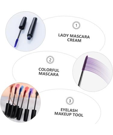 WOONEKY 6pcs Colored Mascara Ultra-fine Mascara Makeup Mascara Silver Wigs for Women Eyelashes Mascara Abs - Buy Online on GoSupps.com