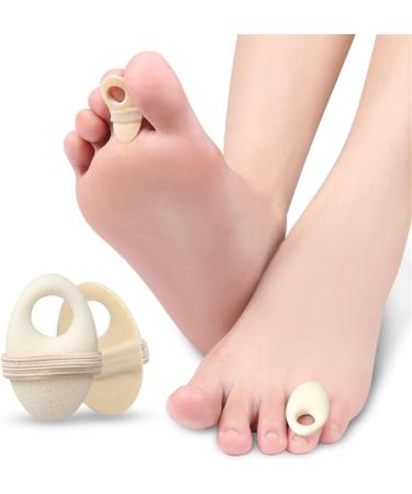 Foam Toe Corn Pads - Corn Cushions and Protectors - Cracked Skin Relief - Khaki One Size - Buy Online on GoSupps.com