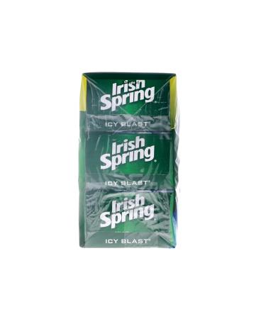 Icyblast Cool Refreshment Deodorant Soap by Irish Spring - 3 Bars & 12 Bars | International Shipping Available - Buy Online on GoSupps.com