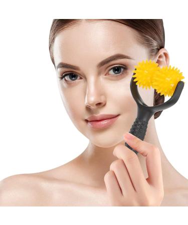 Buy Gatuida Fascia Muscle Roll - Deep Tissue Massage Device for Neck Arm & Back Relief - Yellow Body Roller Tool | International Shipping Available - Buy Online on GoSupps.com