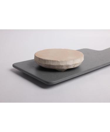 OGOC Sandal Wood Rubbing Round Stone | Sandalwood Pata Board Chandan Pata | 1 Piece 1 count (Pack of 1) - Buy Online on GoSupps.com