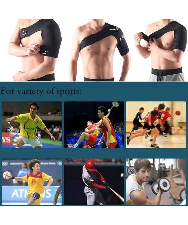 Buy Adjustable Elastic Shoulder Support Brace for Men & Women | Breathable Neoprene Compression Sleeves | Posture Corrector Strap for Optimal Back Support - Buy Online on GoSupps.com