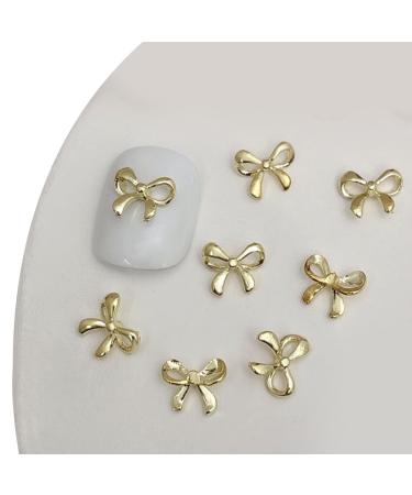 3D Metal Nail Nail Embellishments 20pcs Bowknot Nail Decorations For Individual Styles Nail Embellishments