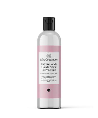 AFROCOSMETICS Moisturizing and Nourishing Body Lotion Cotton Candy 8 oz