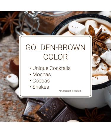 Monin Toasted Marshmallow Syrup - Campfire Treat Flavor for Mochas, Shakes, Cocoas & Cocktails - Non-GMO & Gluten-Free - 25.4 Fl Oz - Buy Online on GoSupps.com