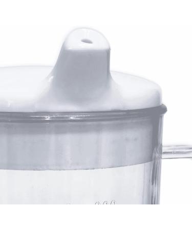 Wide Floor Two Handles Drinking Cups - 10-Piece Set for Adults | Beak Lid Drinking Aids for Dementia & Arthritis - Ideal for Weak Grip - Buy Online on GoSupps.com