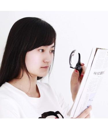 Magnifying Glass Frameless Handheld 3 Times Magnifying Glass Old Man Reading Reading Reading Newspaper Antiquities Identification Big Lens Black Made in China - Buy Online on GoSupps.com