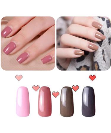 Vishine Gelpolish Nail Art UV LED Gel Nail Polish Soak Off Manicure Kit 4 Colors Set C195 - Buy Online on GoSupps.com