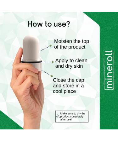 Natural Crystal Deodorant Stone | Vegan Cruelty-Free Unscented 24-Hour Protection for Men & Women - Buy Online on GoSupps.com