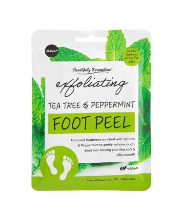 Exfoliating Foot Peel Tea Tree & Peppermint Vegan friendly