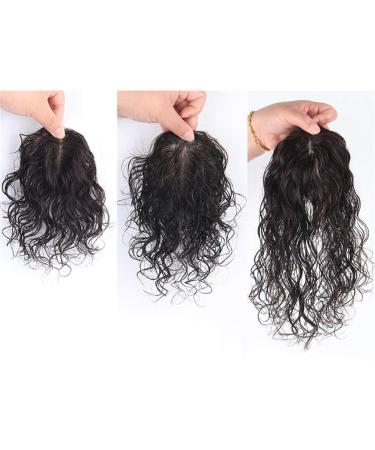 Curly Human Hair Topper - Hand Knotted Clip-On for Women's Thinning Hair | International Shipping - Buy Online on GoSupps.com