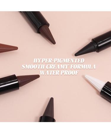 Waterproof Eyeliner Pencil 6Color Waterproof Eyeshadow Natural Sweatproof Eye Pencil for Women Younger Older Women Halloween Dating Stage Performance Holidays Party - Buy Online on GoSupps.com