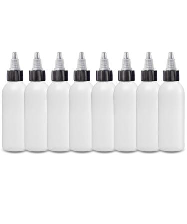 Buy ljdeals 2 oz Plastic Bottles with Twist Top Caps - Refillable Reusable Perfect for Essential Oils Hair Color Travel Size - 8 Pack Made in USA - Buy Online on GoSupps.com