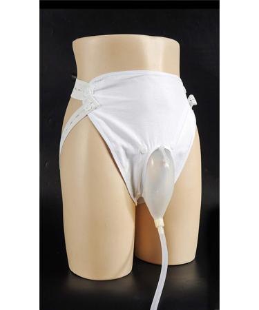 Urine Bag Urinal Pee Holder Silicone Wearable Urine Bag Incontinence Pants Holder Collector 1000ml Elderly