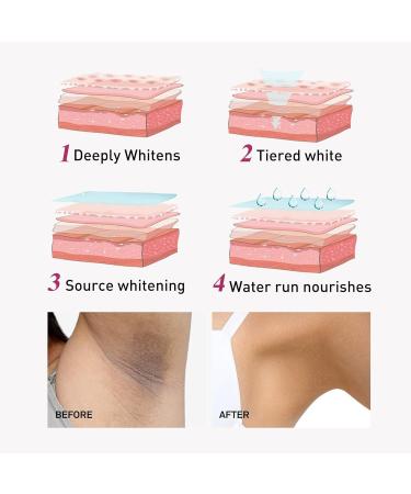EXQST 50ml Luminess Radiance Whitening Cream Underarms Body & Private Area Whitening Cream Collagen Correcting Cream Dark Spots - Buy Online on GoSupps.com