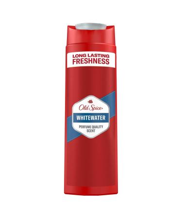 Old Spice Old Spice Whitewater 3-in-1 Multi-Use Shampoo for Hair Face and Body 400ml Long Lasting Freshness Fragrance Quality Deep Cleansing