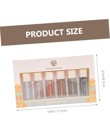 HAPINARY 6pcs Eye Shadow Set Glitter Liquid Eye Shadow Eye Glitter Lasting Miss Liquid Eyeshadow Highlighter 1 count (Pack of 1) As Shown - Buy Online on GoSupps.com