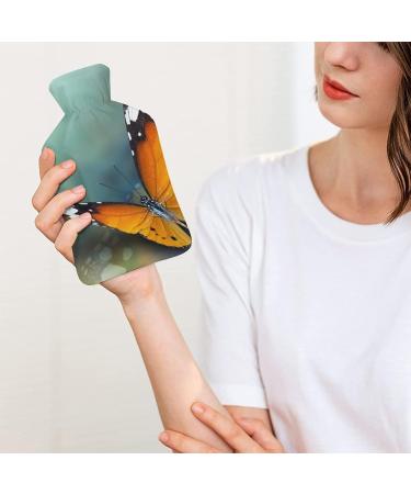 Buy Butterfly Rubber Hot Water Bottle with Lid | Pain Relief Cramps & Foot Warmer - International Shipping - Buy Online on GoSupps.com