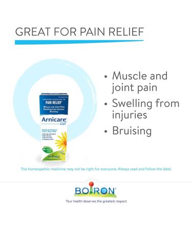 Boiron Arnicare Gel for relief of muscle and joint pain & Arnicare Tablets 60 Tablets Homeopathic Medicine - Buy Online on GoSupps.com