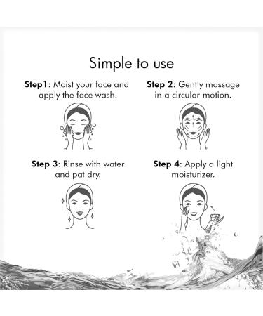 Hyaluronic Acid Face Wash for Men & Women - Deep Cleansing & Clove Purifying - Natural Ingredients for Oily to Normal Skin - 100 ML - Buy Online on GoSupps.com