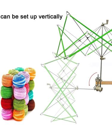 Yarn Swift Yarn Winder with Knitting Yarn Holder Set | Includes Scissors and Crochet Accessories - Buy Online on GoSupps.com