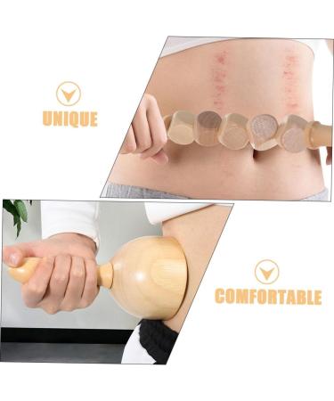 Minkissy Roller Stick Set - Hand Tools & Body Massage Board for Daily Use | Wooden Massage Cubes & Scooters | 35x19x0.5cm - Buy Online on GoSupps.com