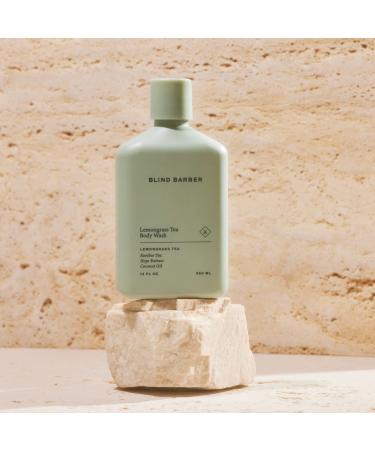 Blind Barber Lemongrass Tea Body Wash for Men - Sulfate-Free, Clean & Hydrating - 12oz - Buy Online on GoSupps.com