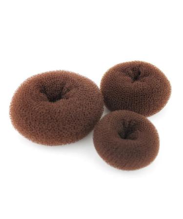 Bun Cushion 3 Pieces (1 Large + 1 Medium + 1 Small) Bun Rings Donuts for Chignons for Girls Women DIY Styling Accessories - Buy Online on GoSupps.com