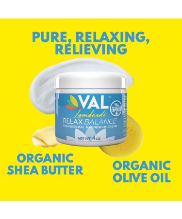 VAL Pure Zechstein Magnesium Pain Cream for Joints and Muscles - Organic Shea Butter Formula for Relief and Recovery - 4oz - Buy Online on GoSupps.com