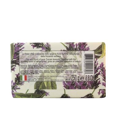 Nesti Dante Romantica Sparkling Natural Soap - Wild Tuscan Lavender & Verbena | 250g - Shop Internationally for Luxurious Skincare - Buy Online on GoSupps.com